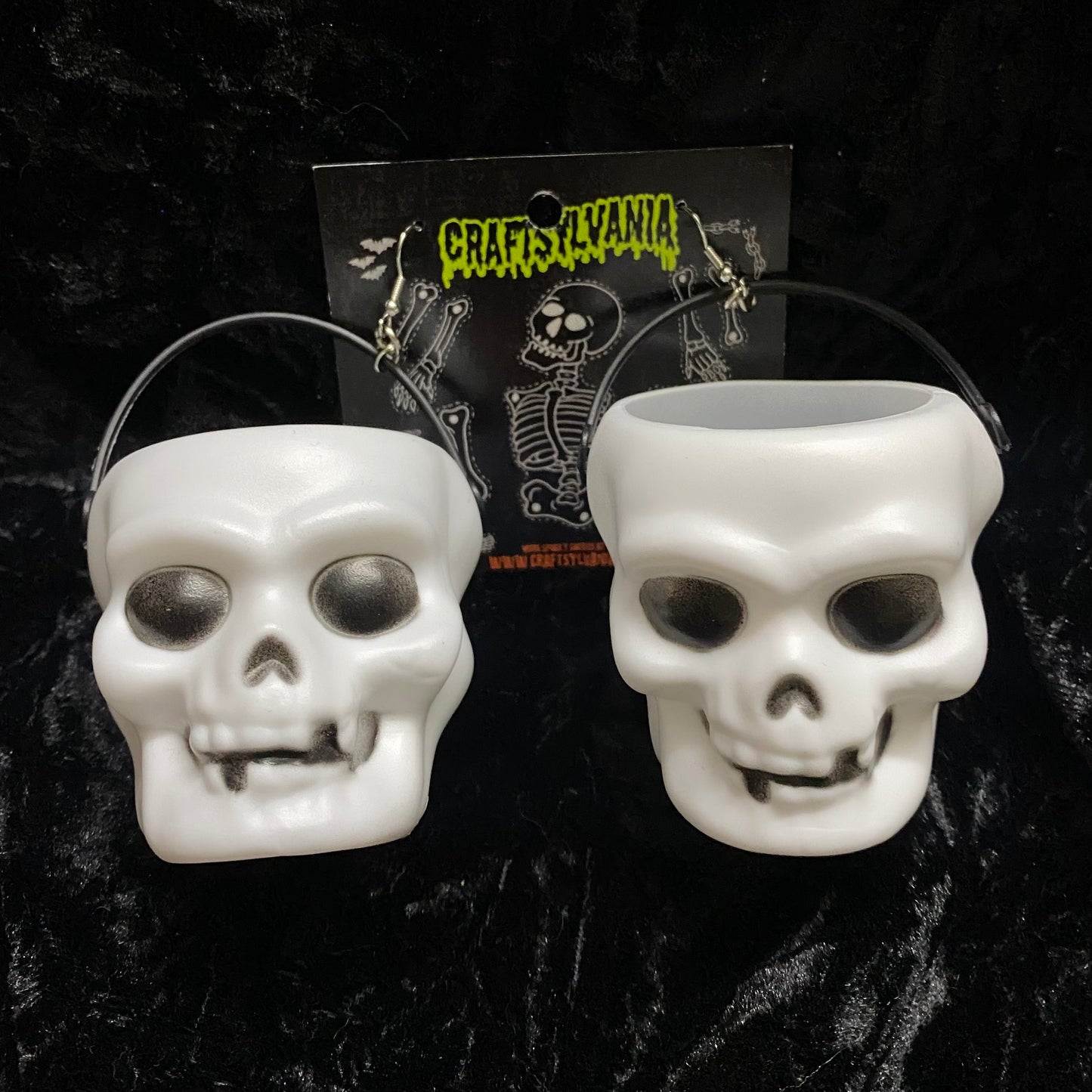 Skull pail Earrings