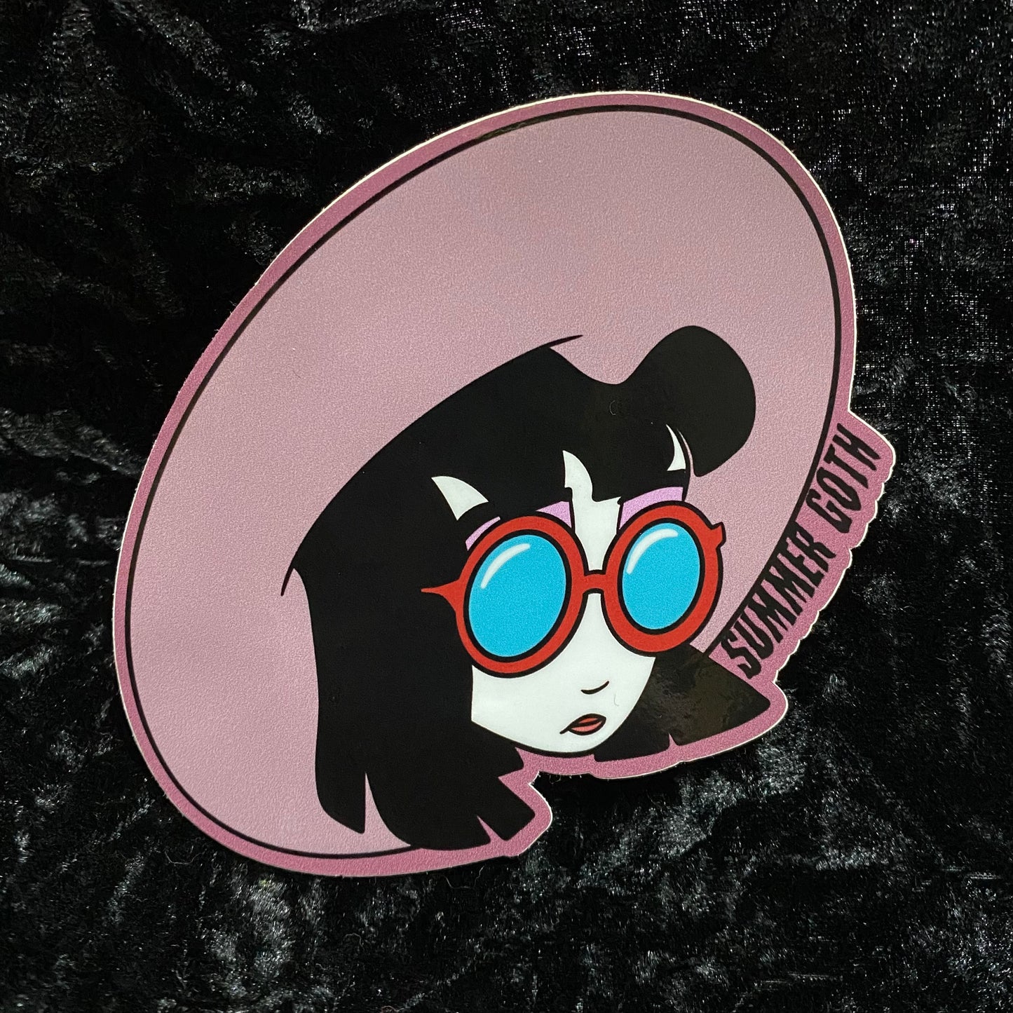 Summer Goth Lydia 4" Sticker