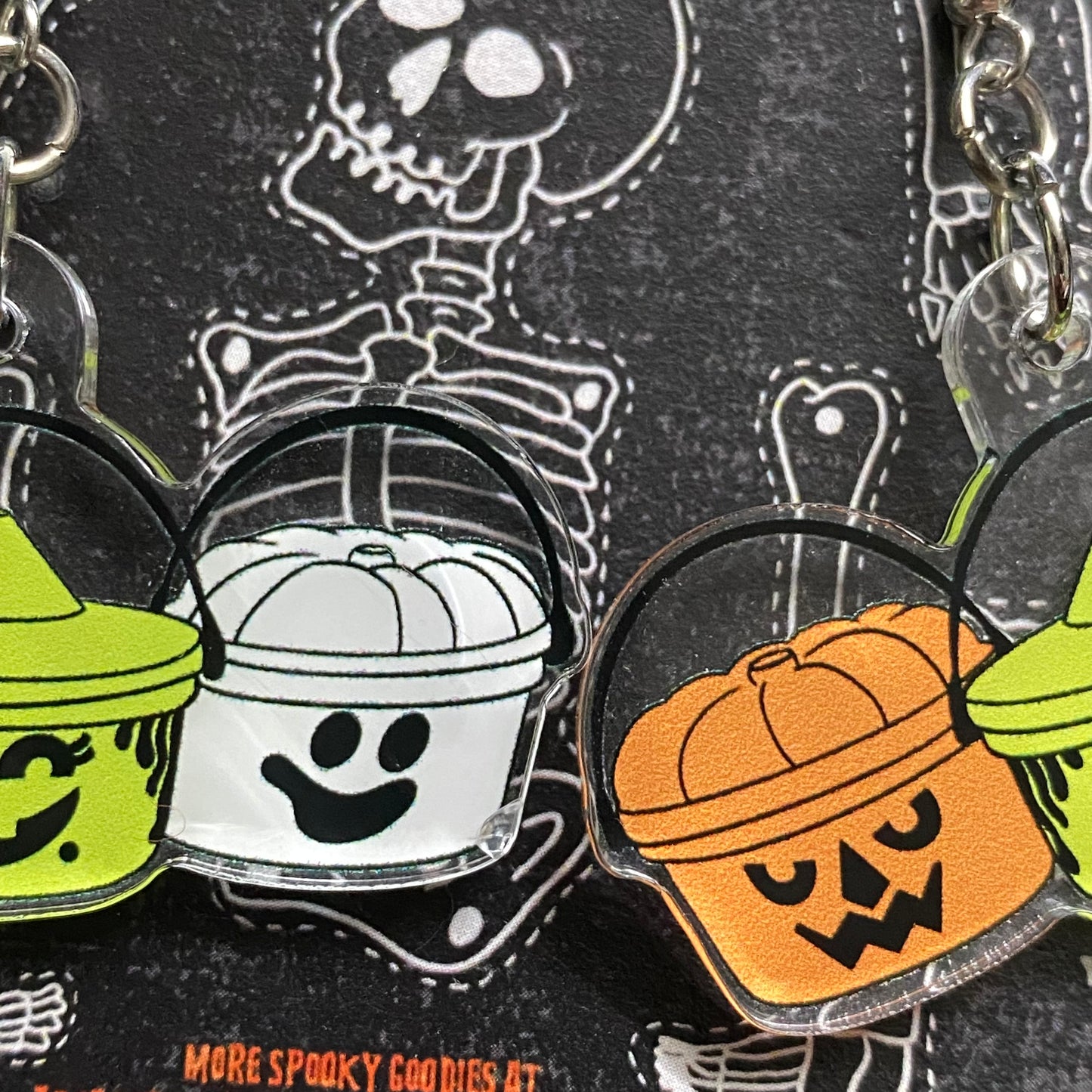 Halloween Bucket Earrings