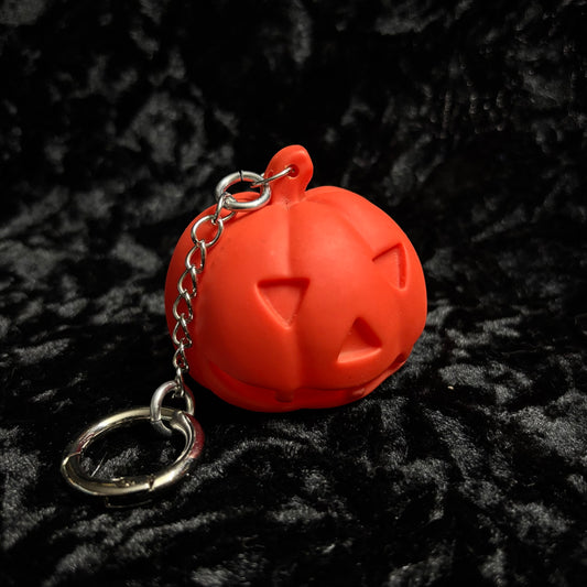 Light Up Pumpkin Keychain