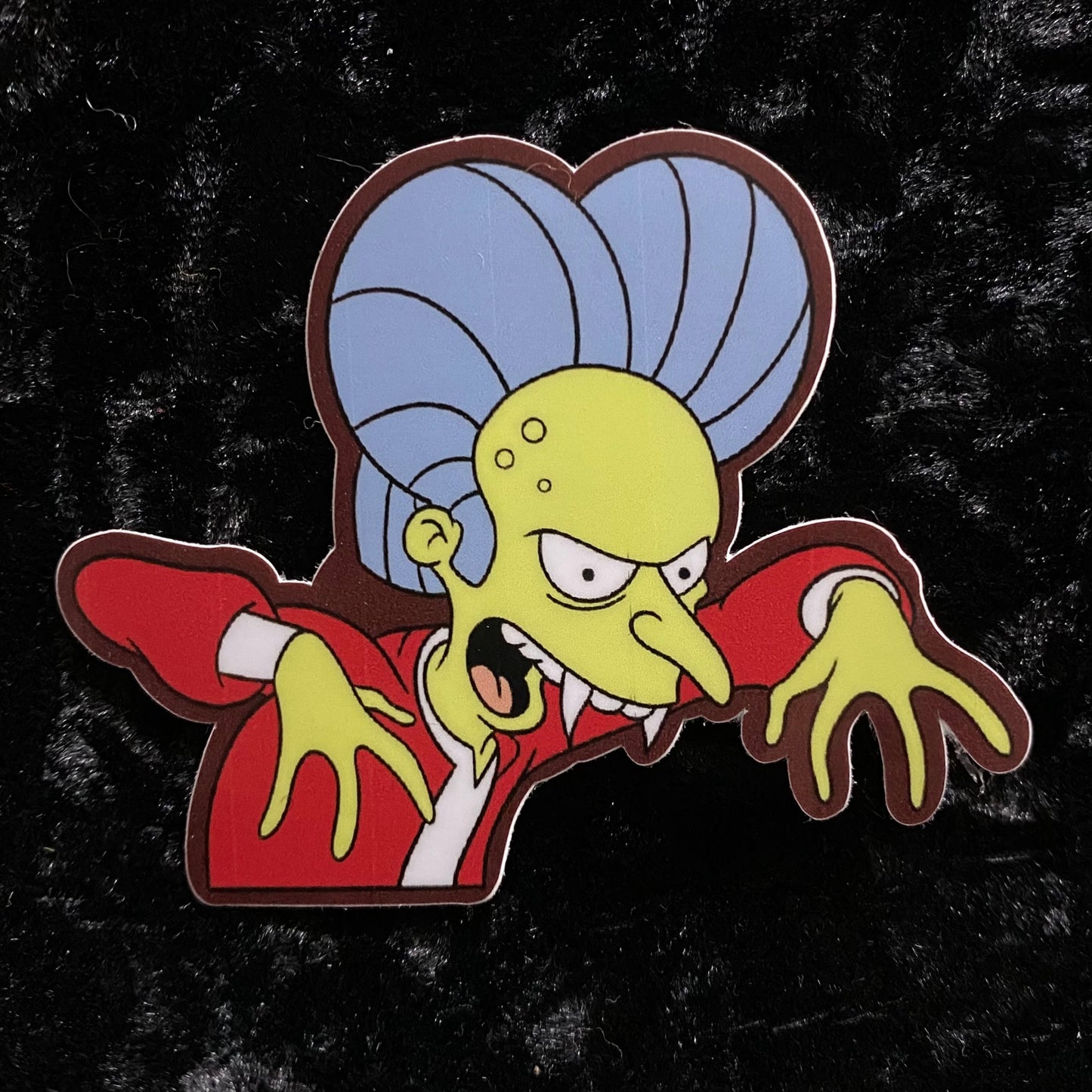 Vampire Burns Sticker