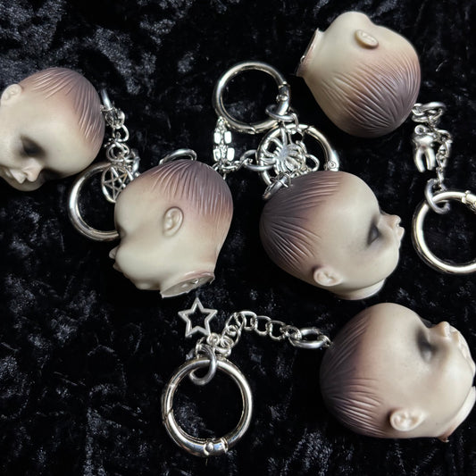 Doll Head Keychain