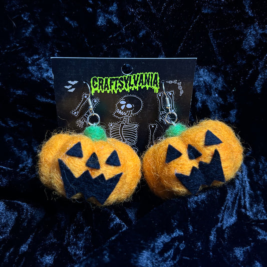 Jack o' Lantern Earrings