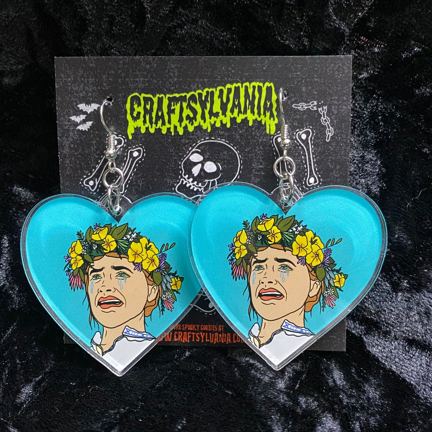 Dani Heart Acrylic Earrings