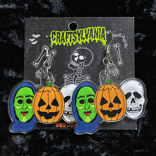 Halloween Masks Earrings
