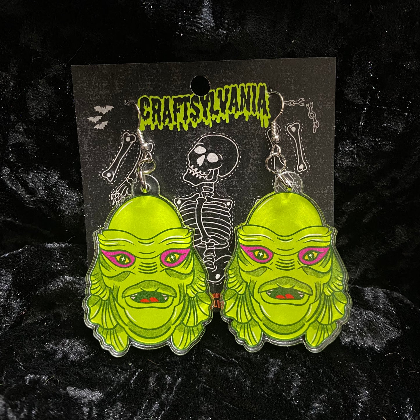 Creature Acrylic Earrings (PREORDER)