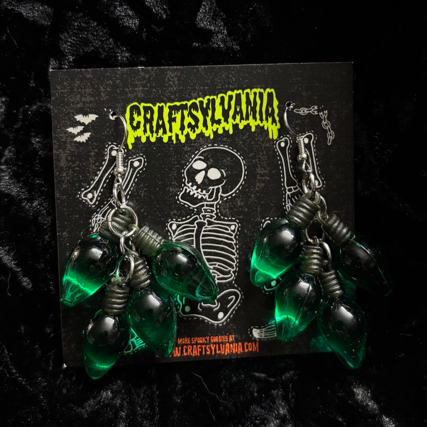 Christmas Light Earrings