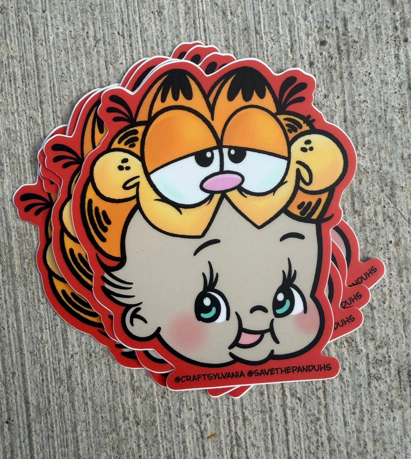 Lasagna Baby Sticker