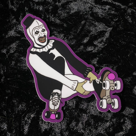 Art Rollerskating Sticker