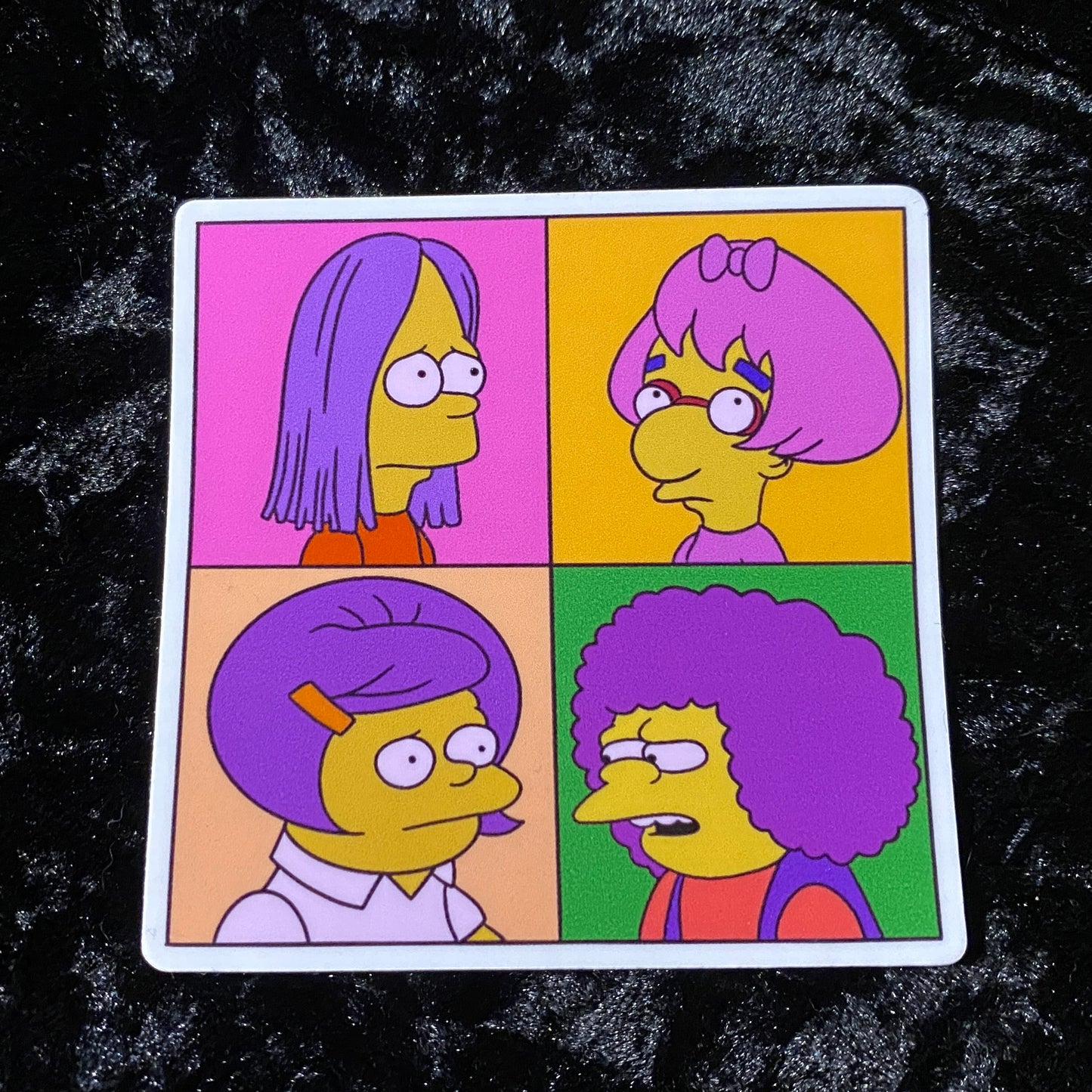 Kids with wigs Sticker