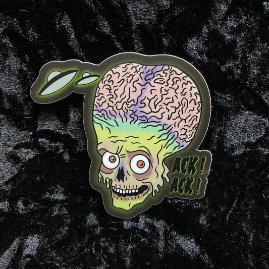 Ack Ack Alien Sticker