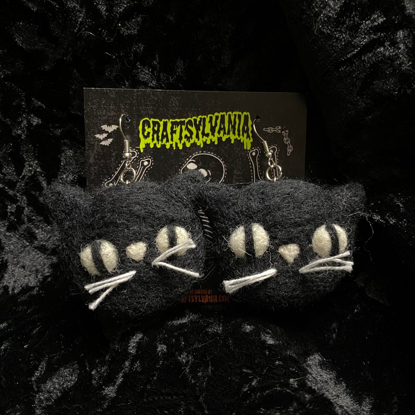 Black Cat Earrings