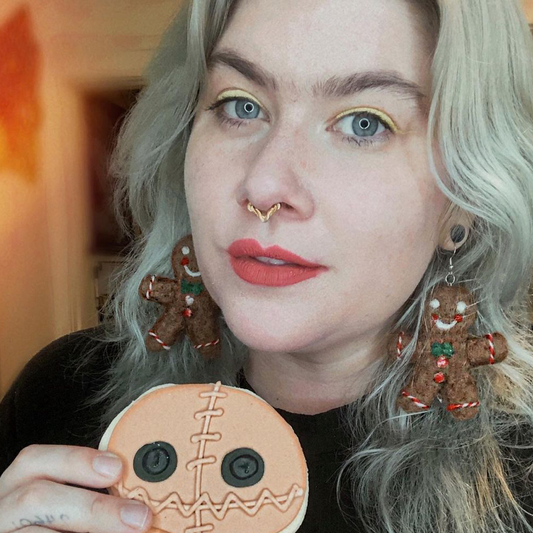 Gingerbread Earrings