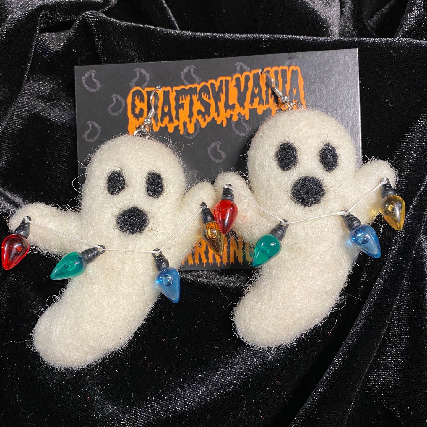 Holiday Ghost Earrings