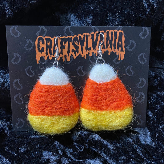 Candy Corn Earrings