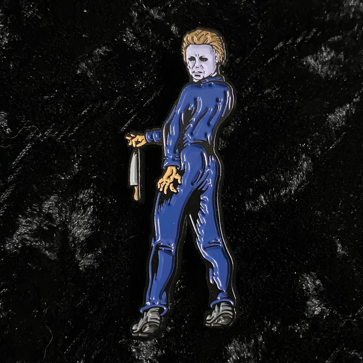 Pin Up Slasher enamel pins