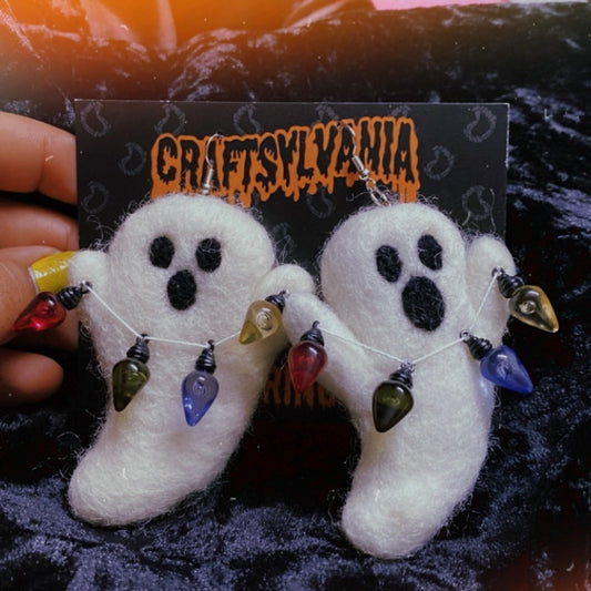 Holiday Ghost Earrings