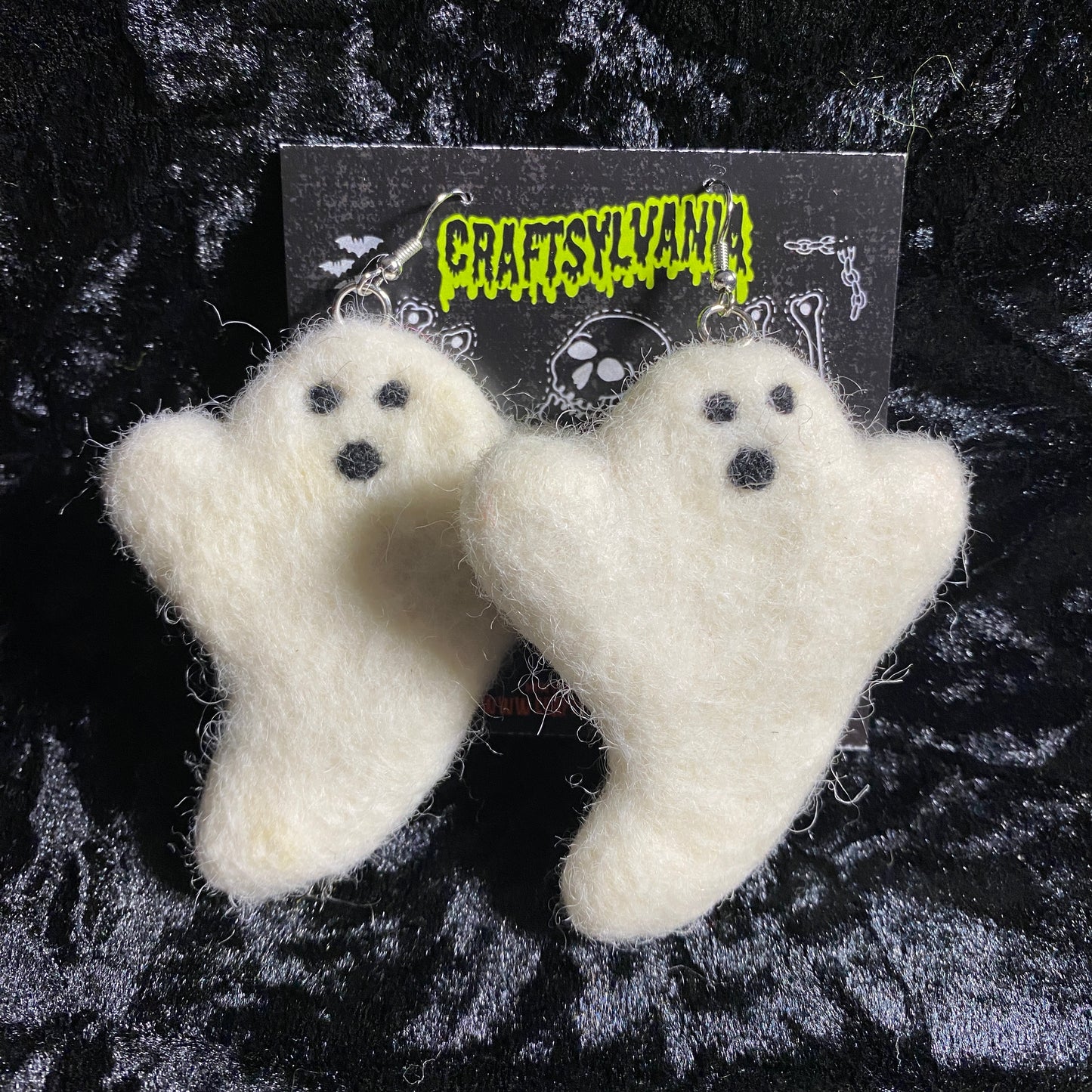 Pink or white Ghost Earrings