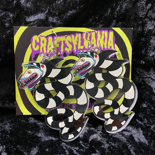Sandworm Acrylic Earrings