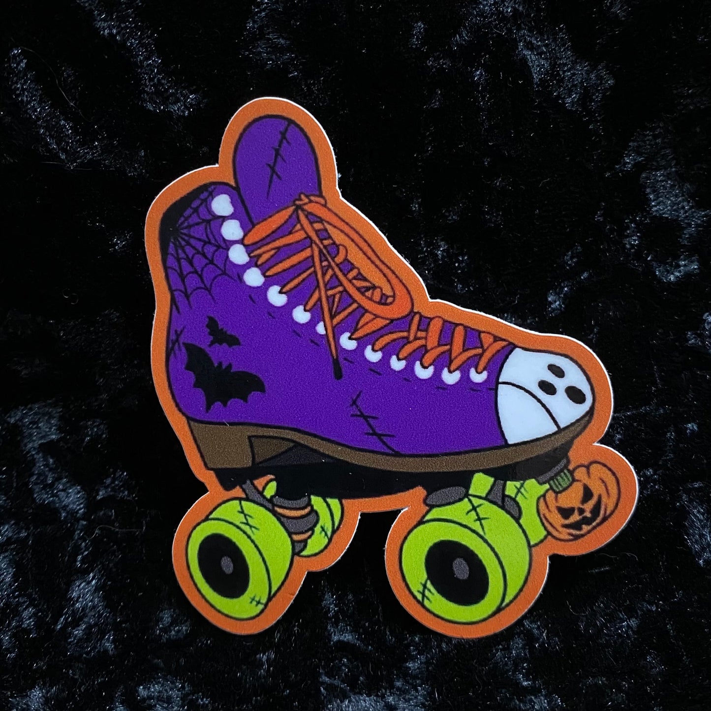 Spooky roller skate Sticker