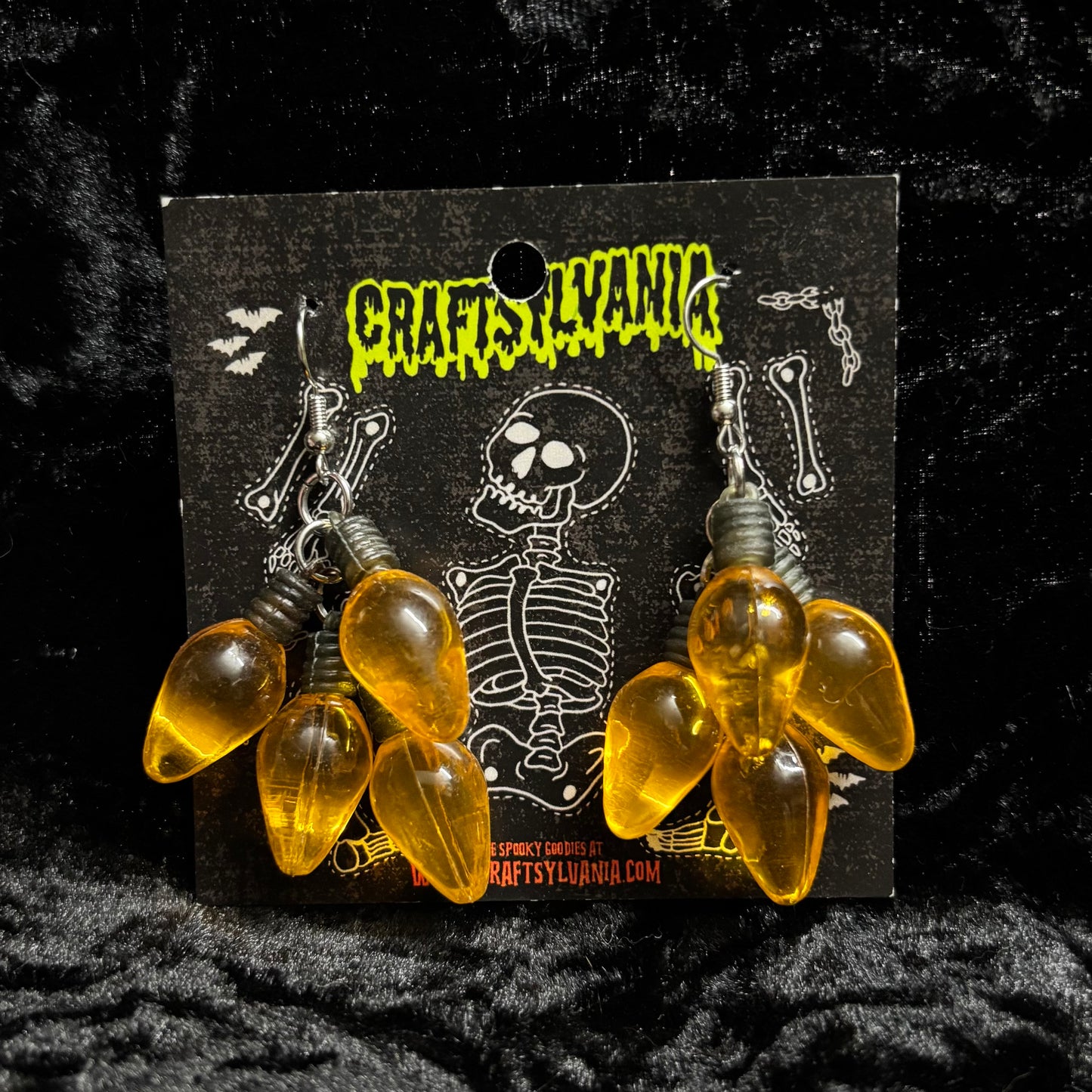 Christmas Light Earrings