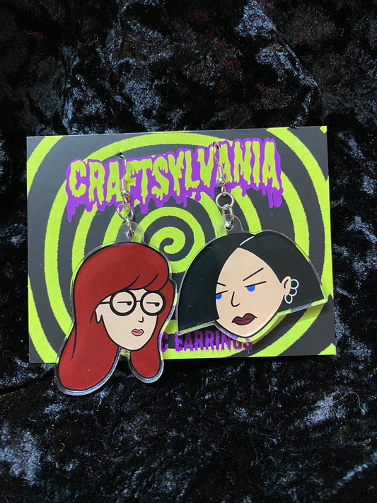 Daria & Jane Acrylic Earrings