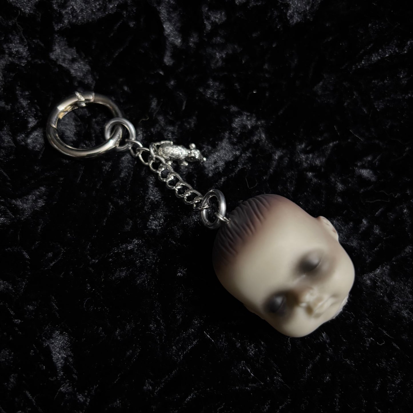 Doll Head Keychain
