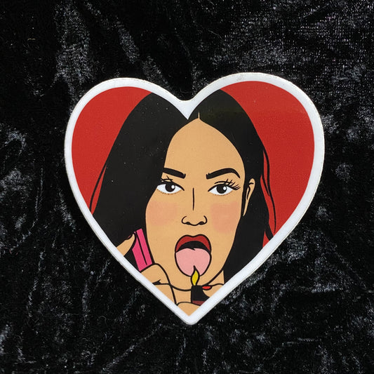 Jennifer Heart Sticker