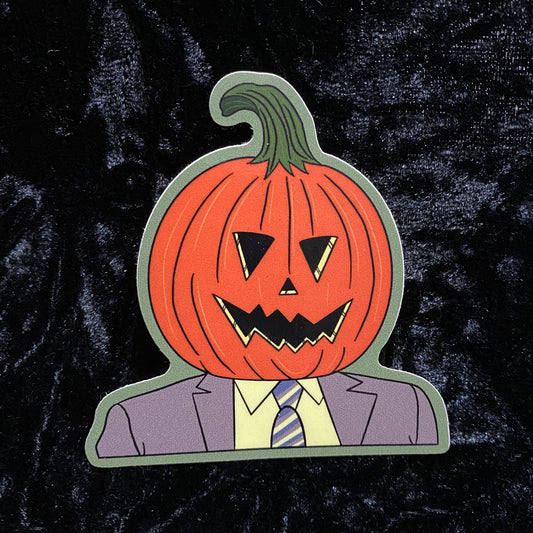 Pumpkin Dwight Sticker