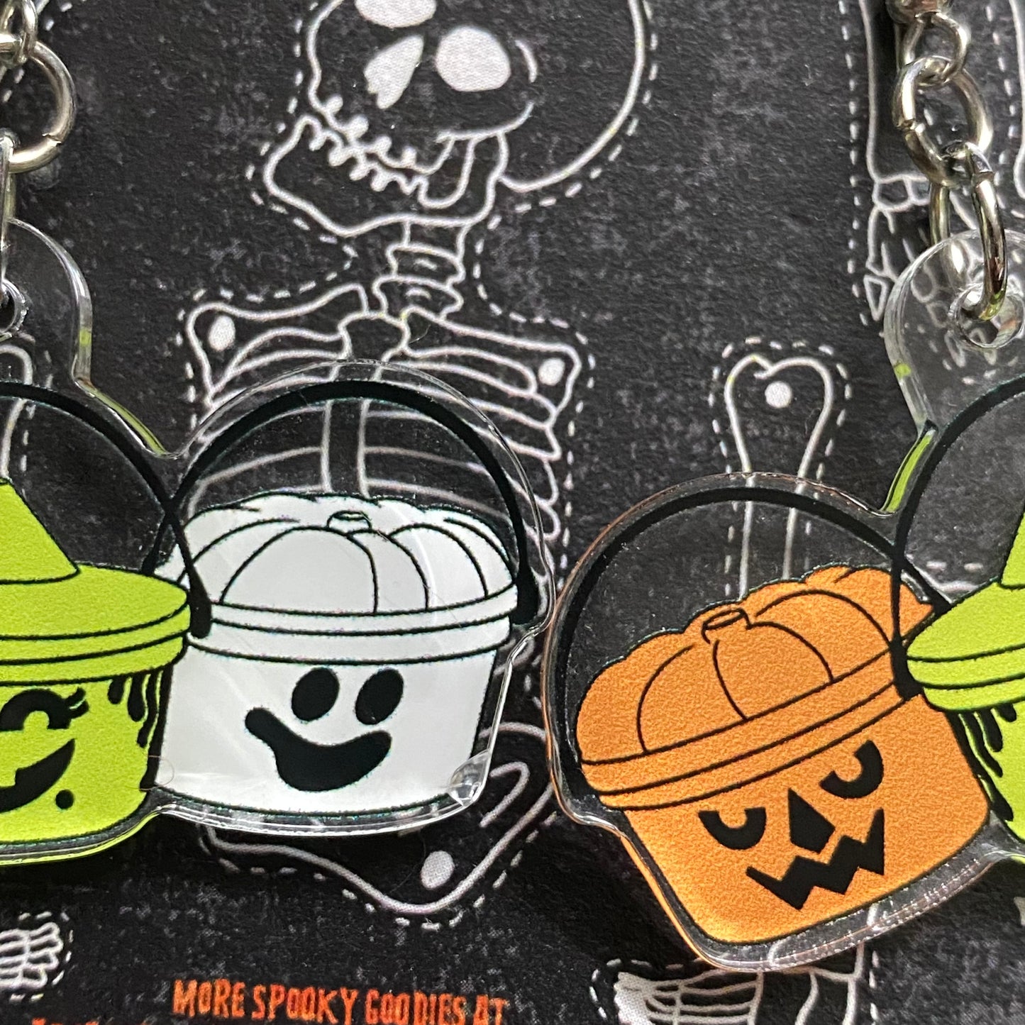 Halloween Bucket Earrings (PREORDER)