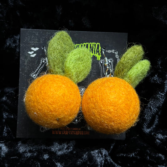 Orange Earrings