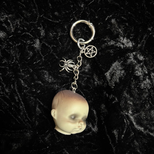 Doll Head Keychain