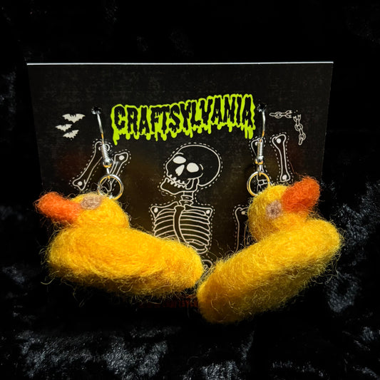 Duck Earrings