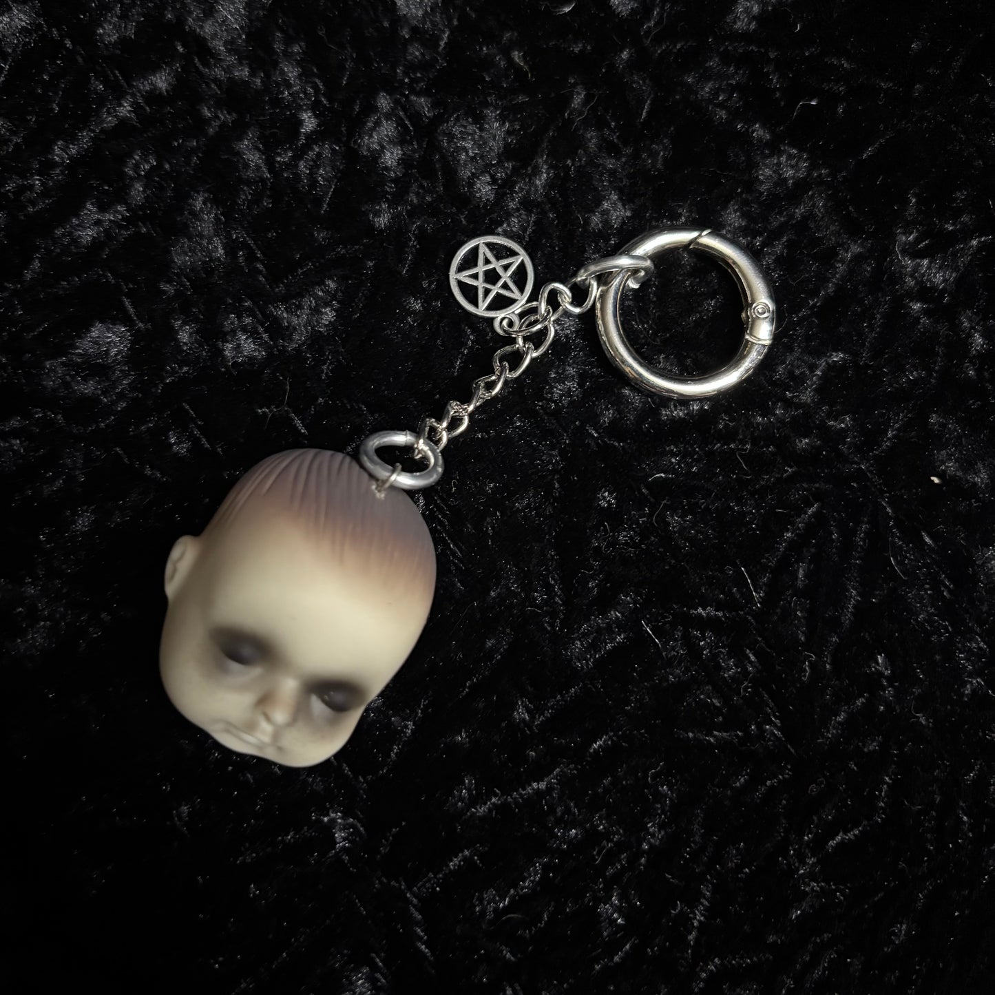 Doll Head Keychain