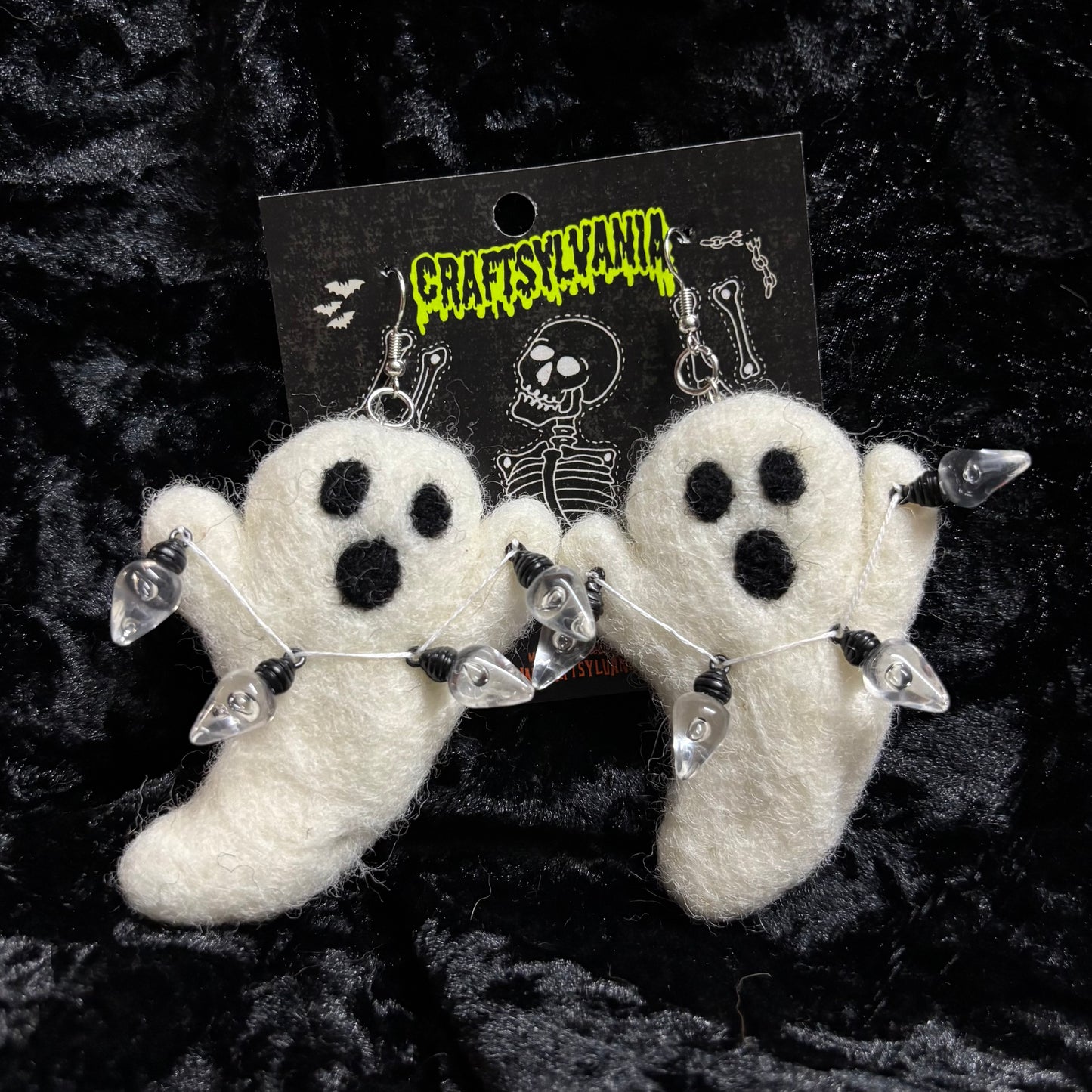 Holiday Ghost Earrings