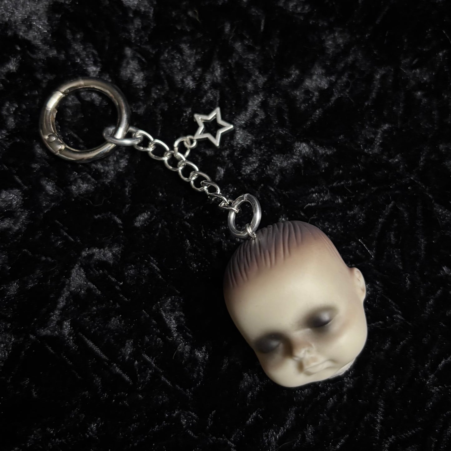 Doll Head Keychain