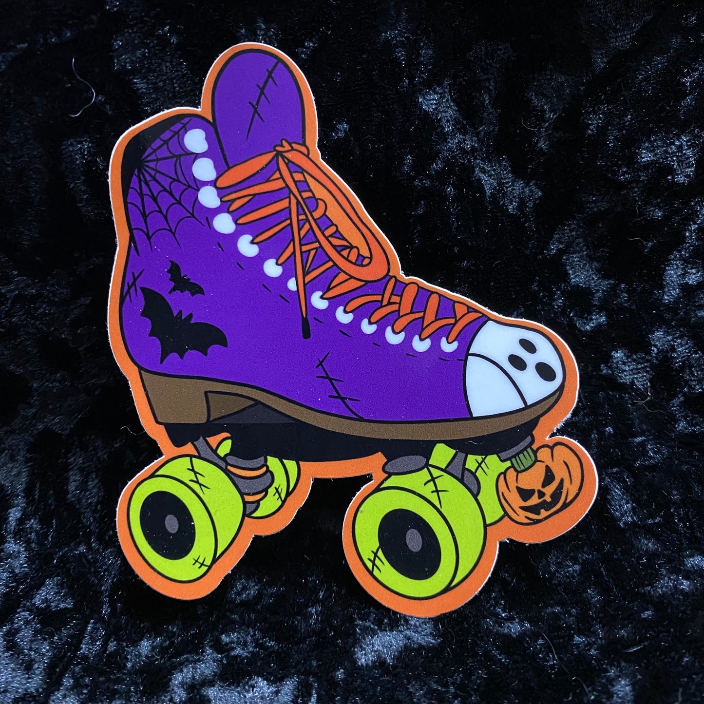 Spooky roller skate Sticker
