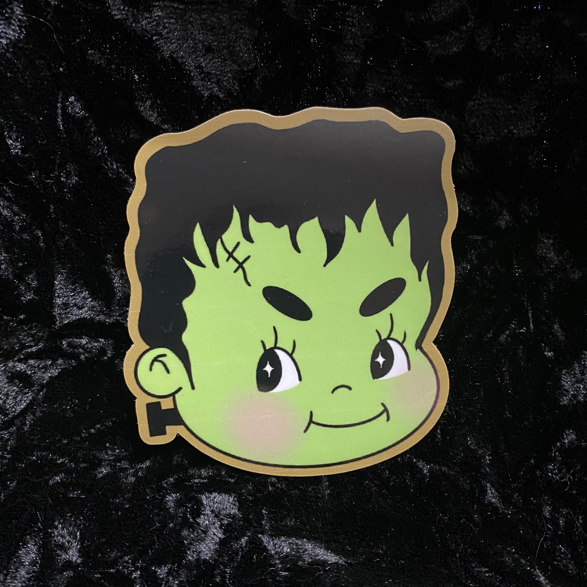 Kewpie Frankenstein's Monster Sticker