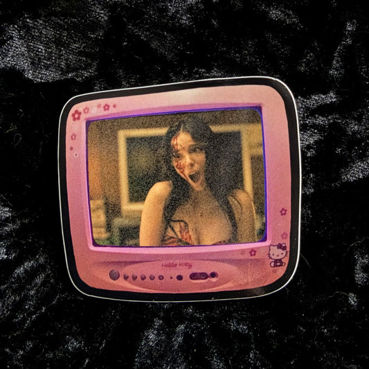 TV Obsession Sticker