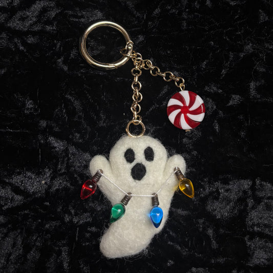 Holiday Ghost Keychain