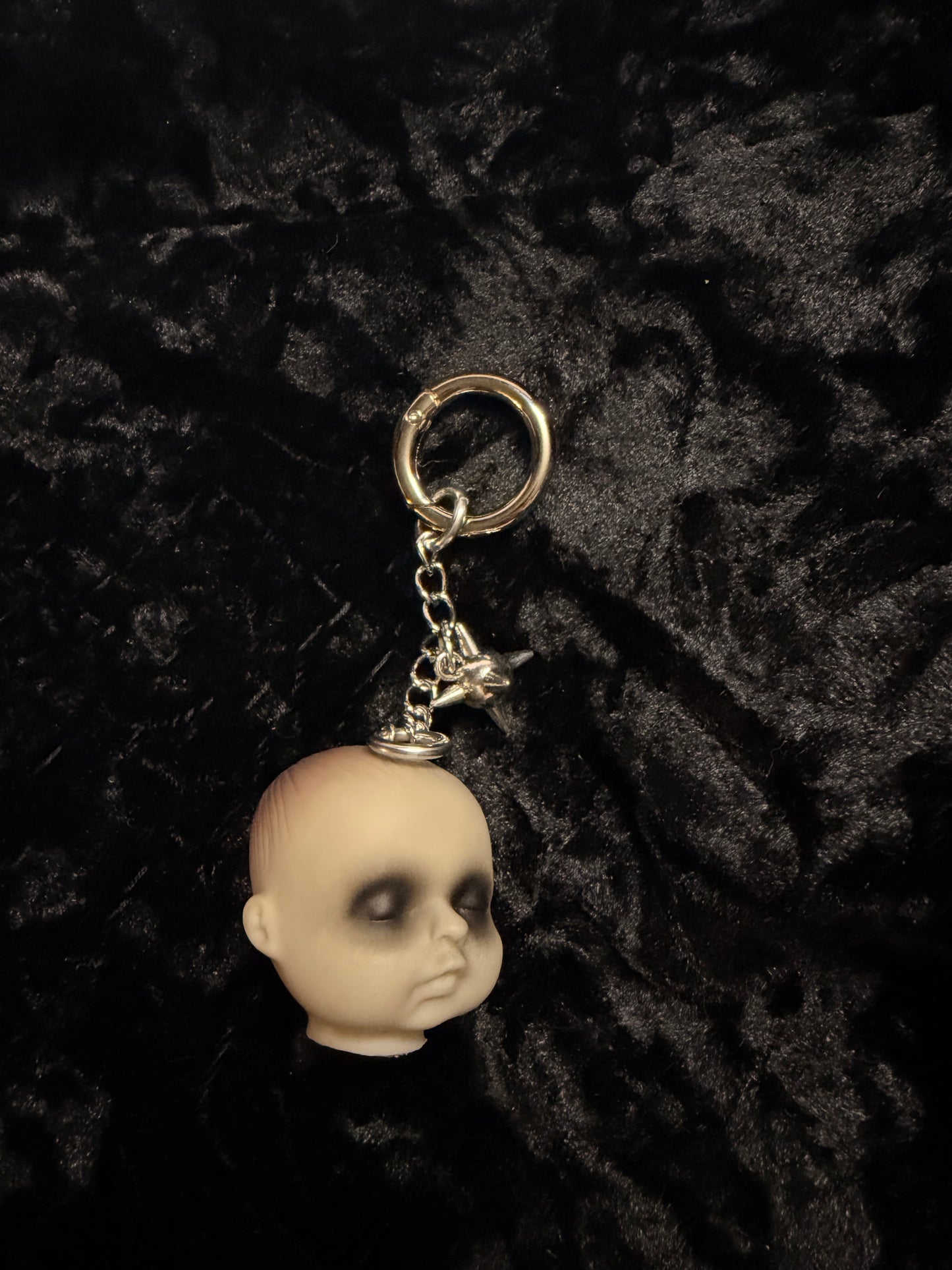 Doll Head Keychain