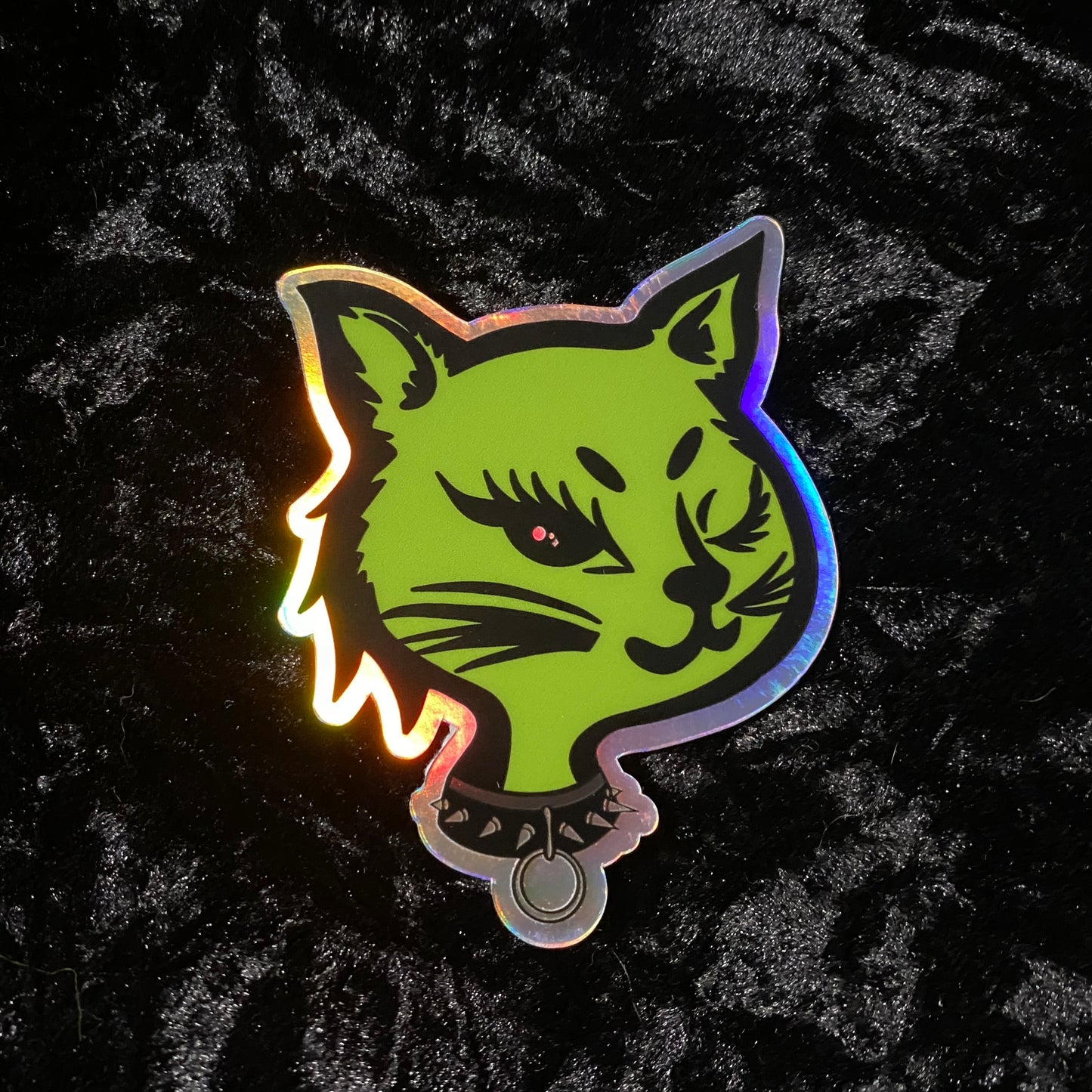 Cool Cat Holographic sticker