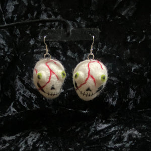 Skull zombie Earrings
