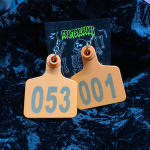 Tag Earrings