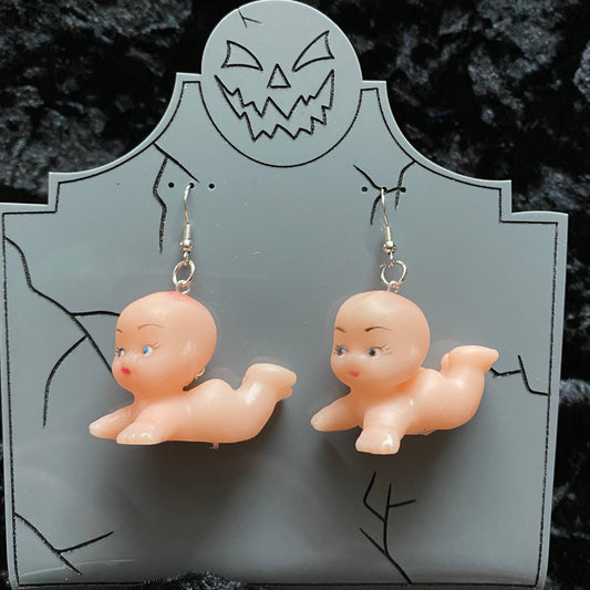 Kewpie Baby Earrings