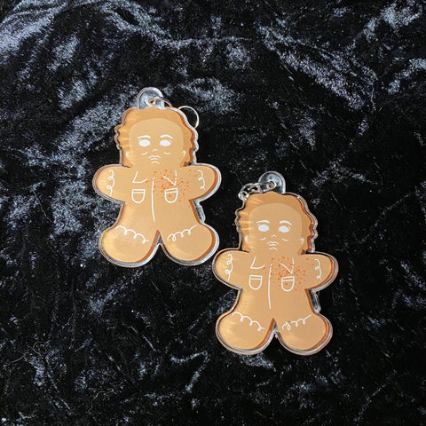 Myers Gingerbread Acrylic Earrings