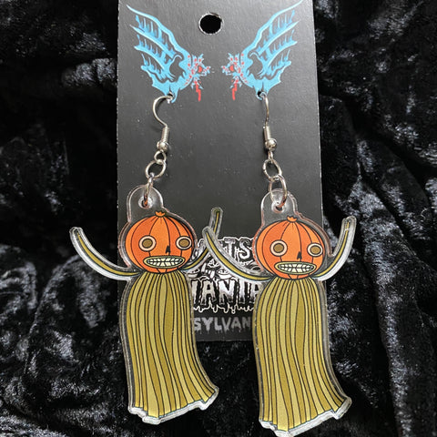 OTGW Pumpkin Acrylic Earrings