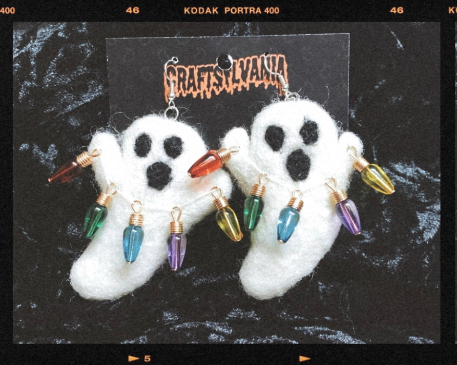 Holiday Ghost Earrings