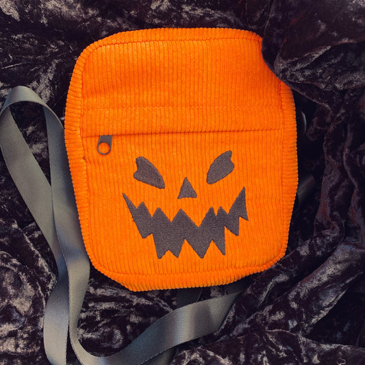 Orange Pumpkin Crossbody Bag (Pre-Order)