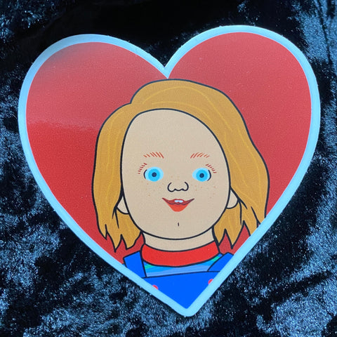 El Niño malo Heart Sticker